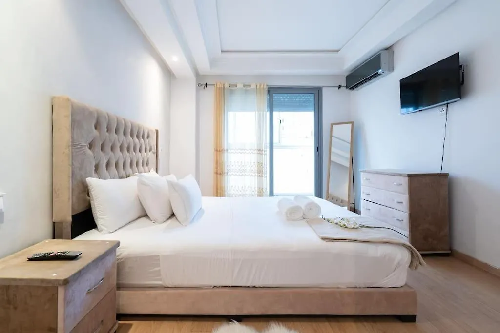 아파트 Racine Two Bedroom Flat Near Twin Center 카사블랑카